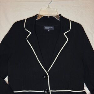 Like-New: Jones New York Black Knit Blazer